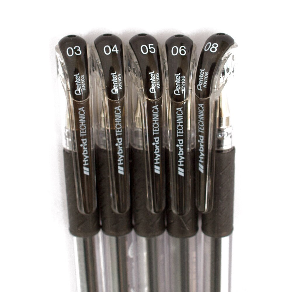Pentel, Hybrid, Technica, Gel Pen